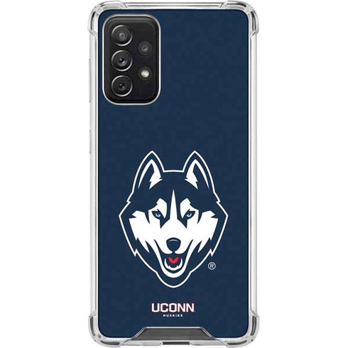 University of Connecticut Huskies Galaxy A72 5G Clear Case